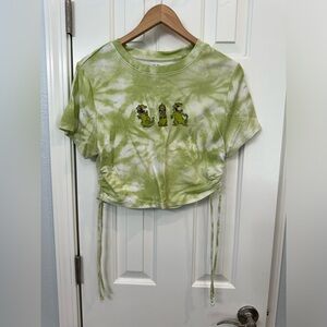 Reptaur tiedye croptop